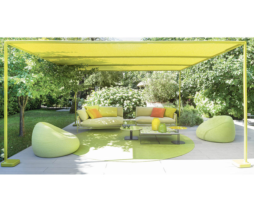 Luxury Resort Outdoor Modular Shading Structure by Paola Lenti for High-end Outdoor Spaces Casa Design Group