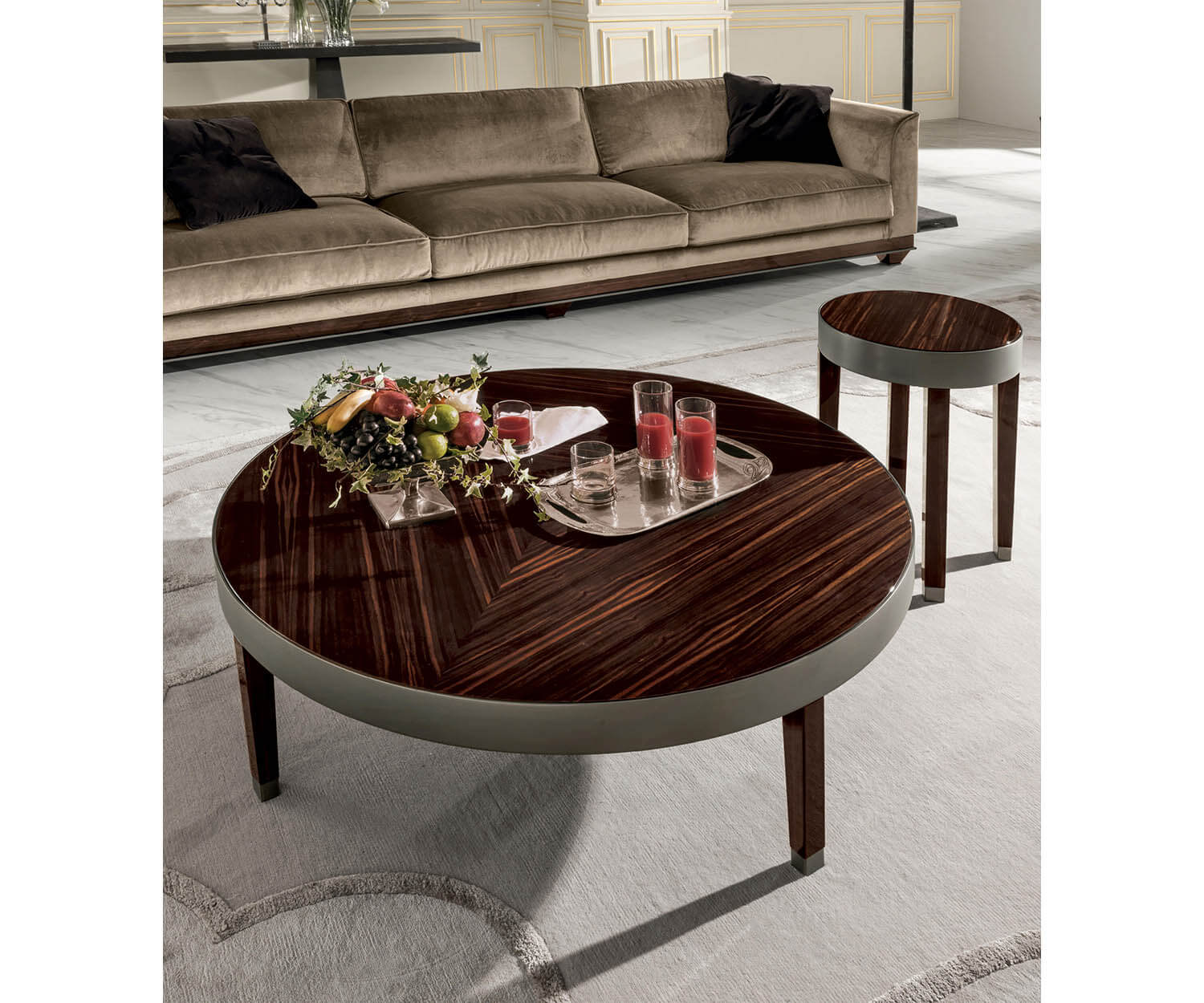 High end Ring Coffee/Side Table by Longhi Casa Design
