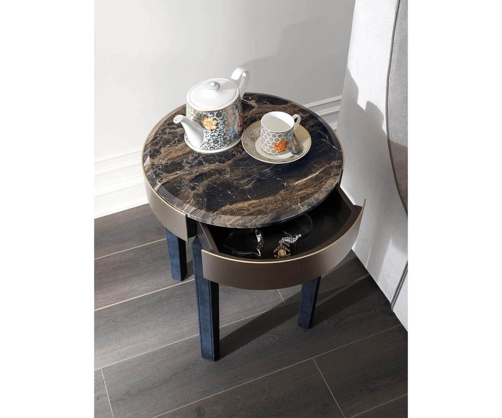 High end Ring Bedside Table by Longhi Casa Design