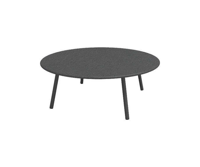 Stylish Piper 012 Round Outdoor Coffee Table with Aluminium Frame | Casa Design Group