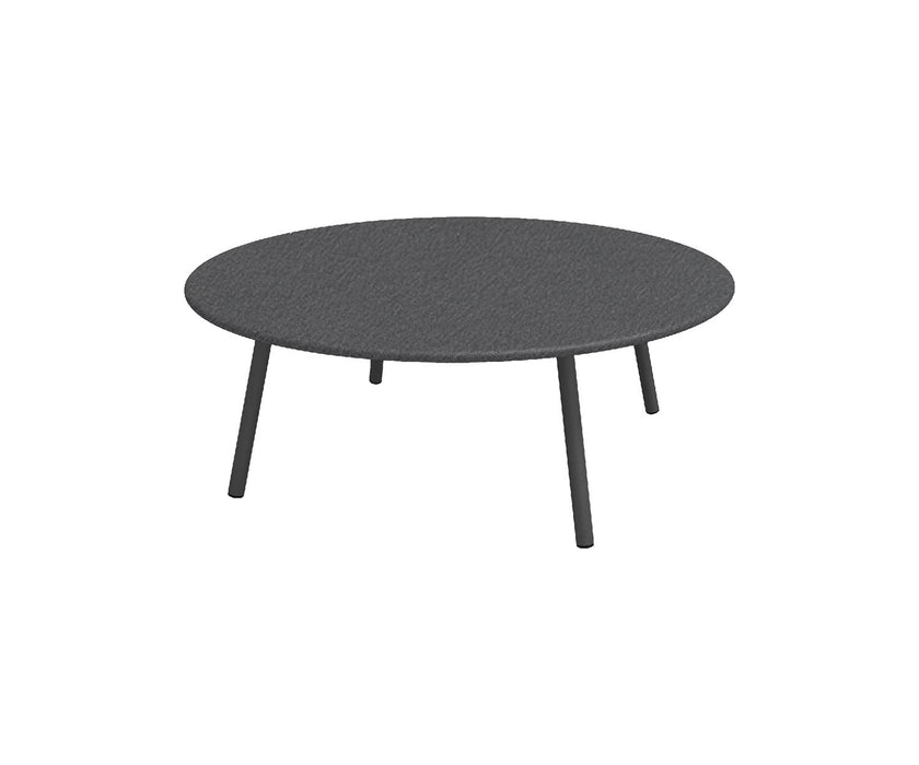 Stylish Piper 012 Round Outdoor Coffee Table with Aluminium Frame | Casa Design Group