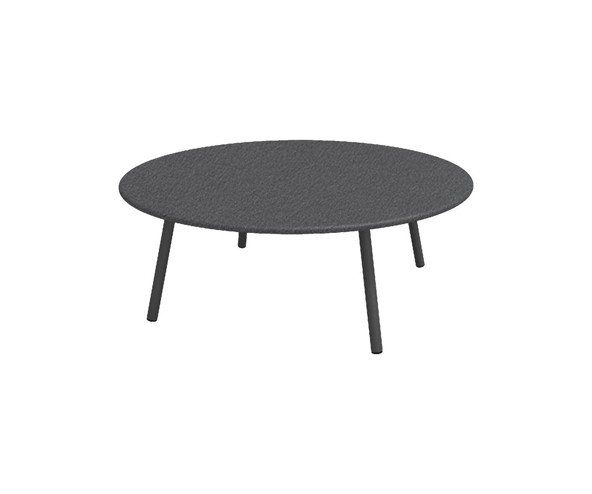 Stylish Piper 012 Round Outdoor Coffee Table with Aluminium Frame | Casa Design Group