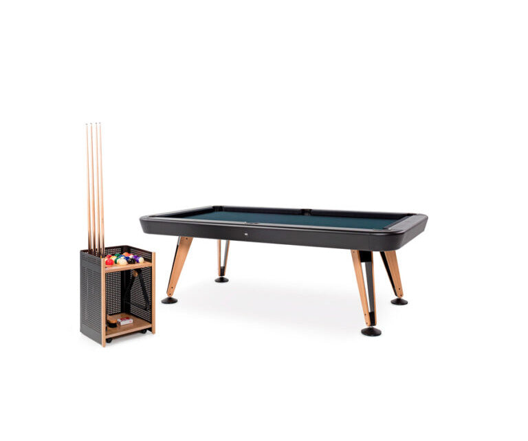 Modern indoor billiard cue rack by RS Barcelona Casa Design Group