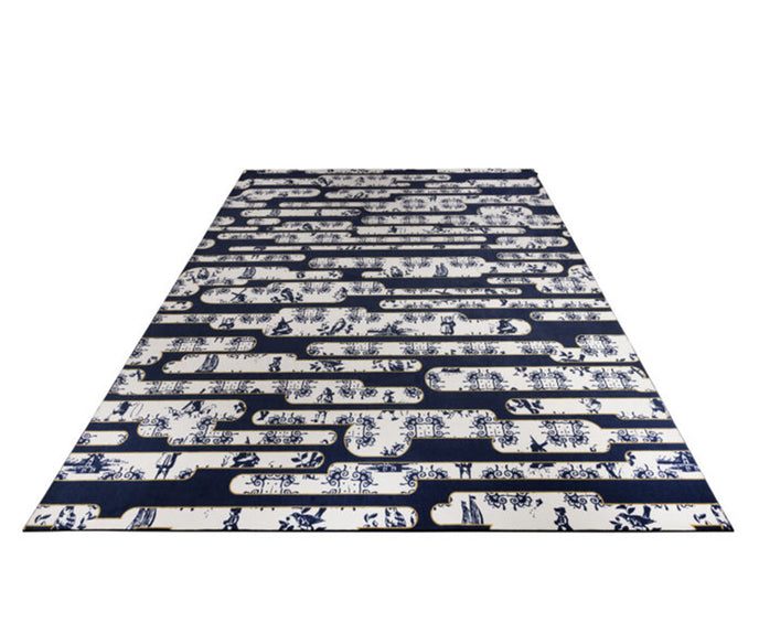 Dutch Sky Blue Rug Moooi 