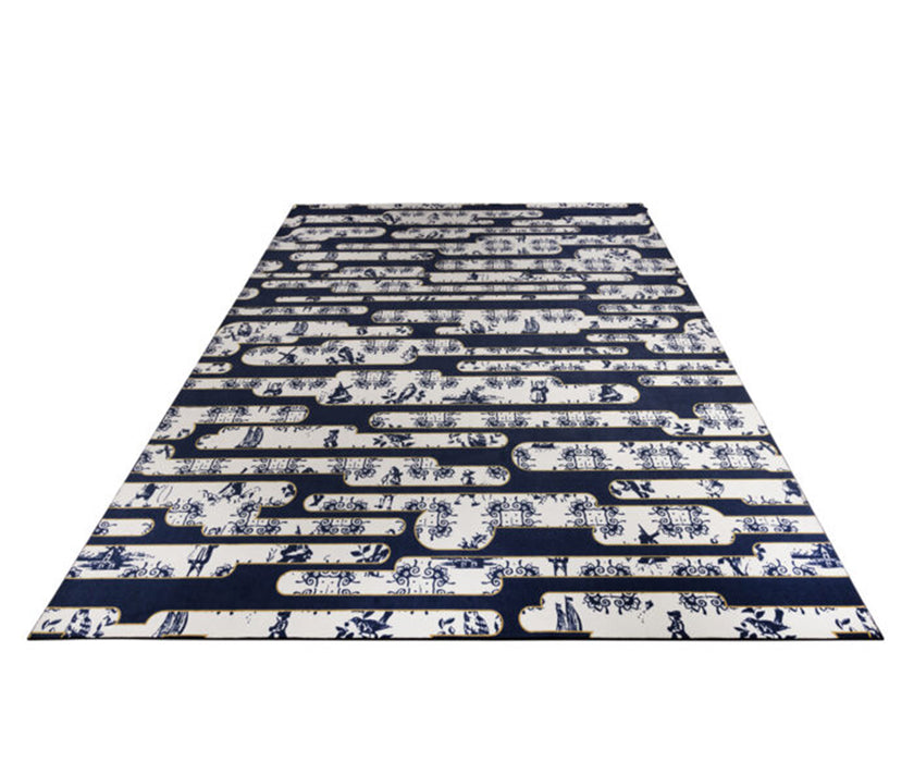 Dutch Sky Blue Rug Moooi 