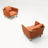 Luxury Sabi Outdoor Lounge Chair by Paola Lenti  with Customizable Upholstery in Premium Fabrics Casa Design Group
