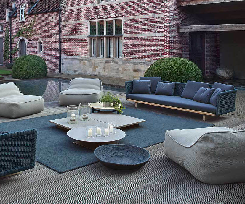 Sabi Outdoor Sofa by Paola Lenti for Ultimate Luxury and Comfort Casa Design Group