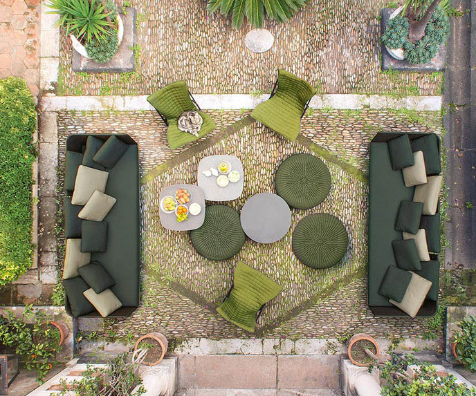 Sabi Outdoor Sofa by Paola Lenti for Ultimate Luxury and Comfort Casa Design Group