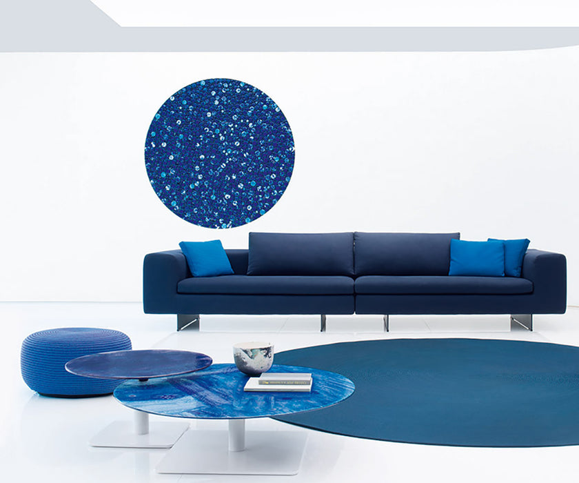 Unique Sciara Outdoor Wall Covering by Paola Lenti Handcrafted Lava Stone and Glass Elements Casa Design Group