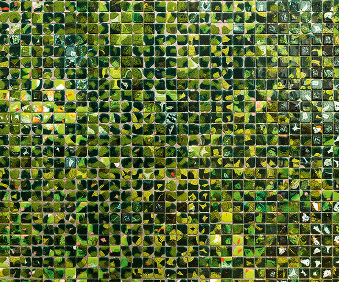Unique Sciara Outdoor Wall Covering by Paola Lenti Handcrafted Lava Stone and Glass Elements Casa Design Group