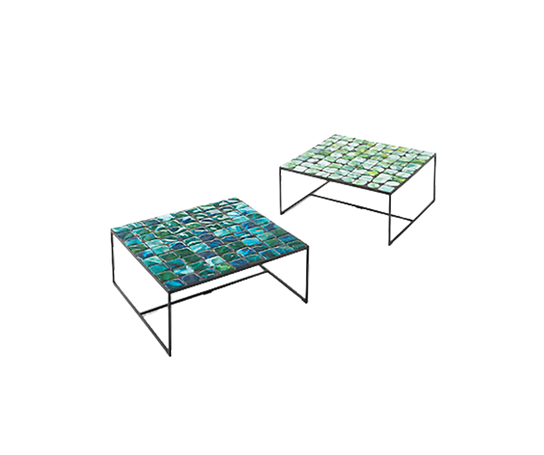 Modern Sciara Lava Stone Square Outdoor Coffee Table by Paola Lenti Casa Design Group