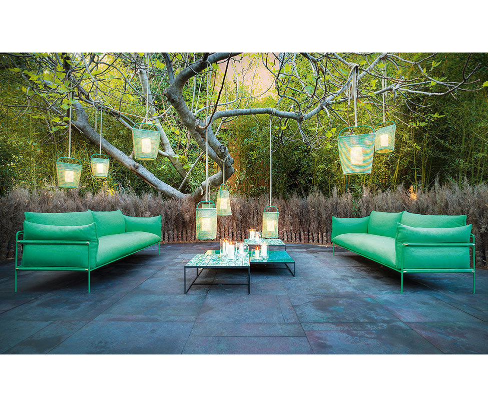 Modern Sciara Lava Stone Square Outdoor Coffee Table by Paola Lenti Casa Design Group