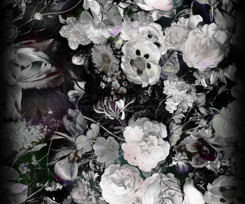 Eden Queen B&W Rectangle Rug Moooi