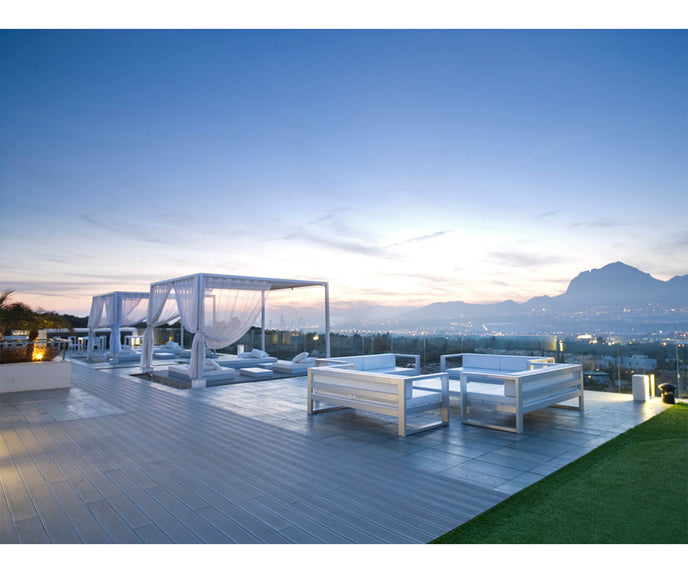 High end Chill Side Table Chaise Lounge by Gandia Blasco Casa Design