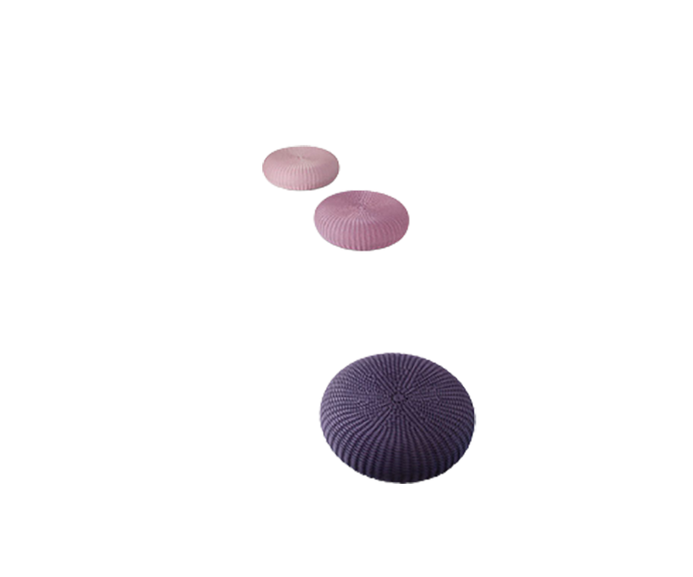Unique Shell Outdoor Pouf by Paola Lenti Casa Design Group