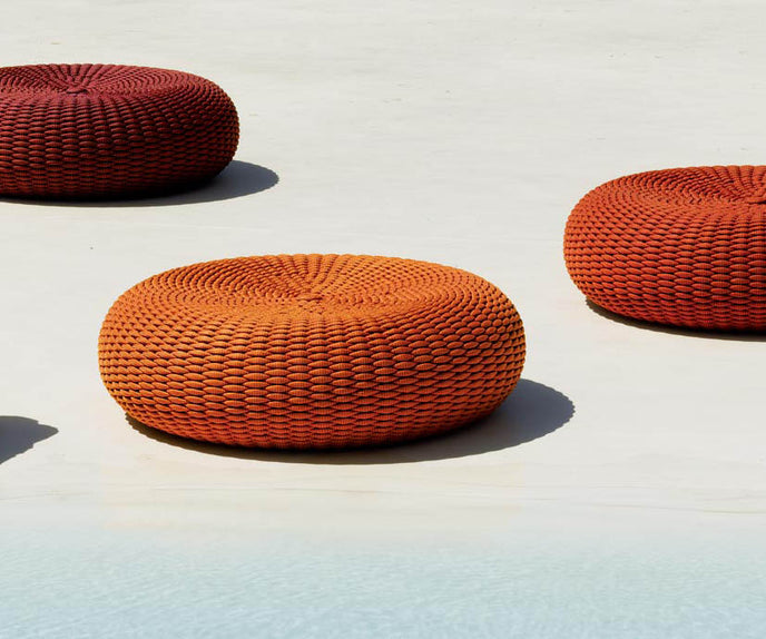 Unique Shell Outdoor Pouf by Paola Lenti Casa Design Group