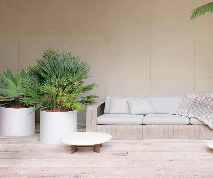 Modern Shield Outdoor Planters by Paola Lenti Casa Stylish Solutions for Outdoor Spaces Casa Design Group