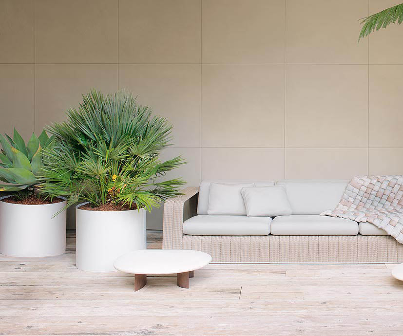 Modern Shield Outdoor Planters by Paola Lenti Casa Stylish Solutions for Outdoor Spaces Casa Design Group