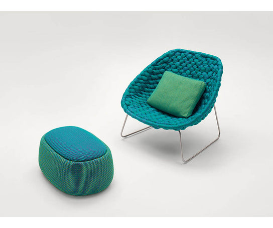 Sleek Design  Shito Pouf/Container by Paola Lenti with Fabric Options Casa Design Group