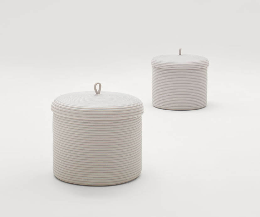 Elegant Sika Outdoor Planters by Paola Lenti Featuring Spiral Designs Casa Design Group