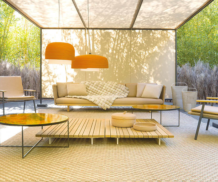 Elegant Sika Outdoor Planters by Paola Lenti Featuring Spiral Designs Casa Design Group