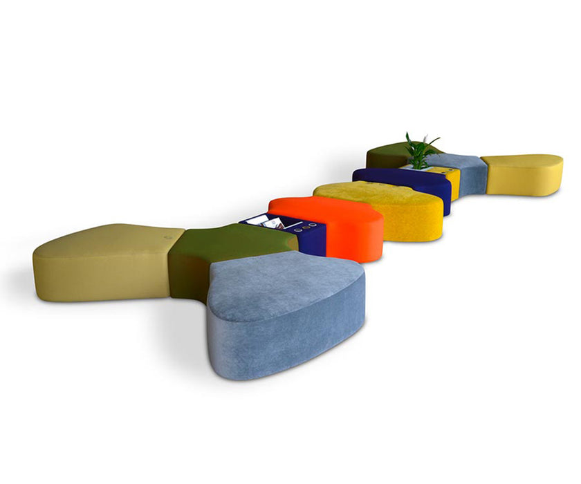 Sir-Pent Poufs and Modular System Adrenalina