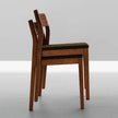 Sit Dining Chair by Zeitraum featuring solid wood construction, stackable functionality, and timeless contemporary design | Casa Design Group