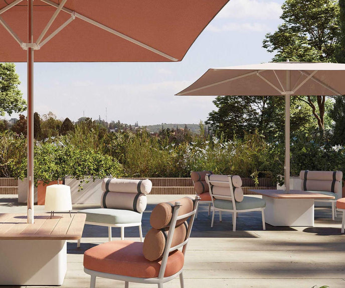 Meteo S Parasol 220x220 I Kettal 