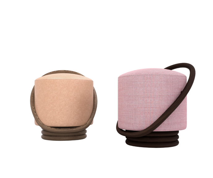 High End Smile Pouf by Porada Casa Design Group