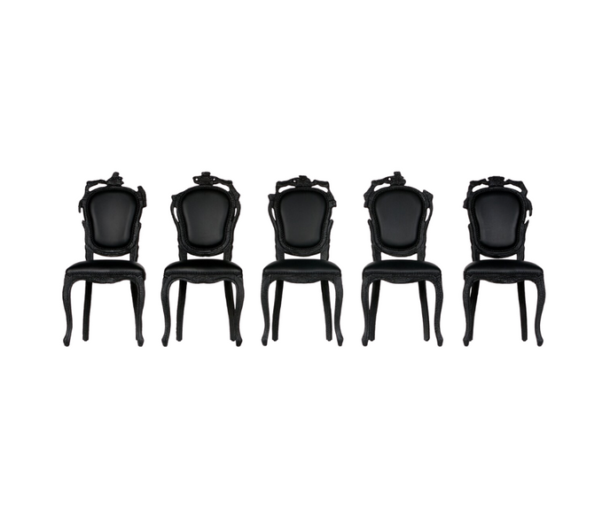 High end Smoke Dining Chair by Moooi Casa Design