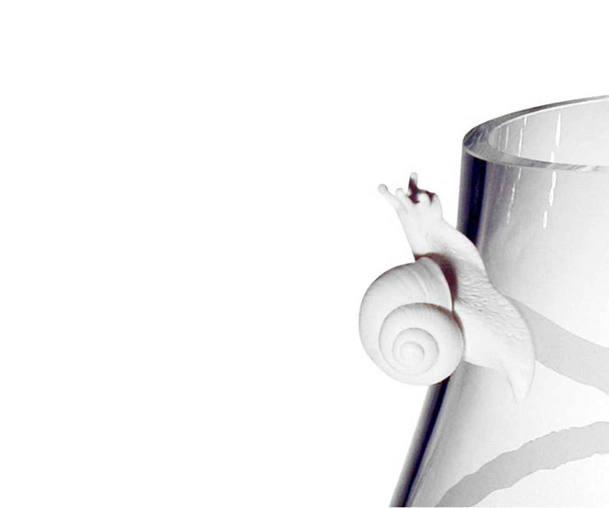 High end Snail Vase by Vanessa Mitrani Casa Design