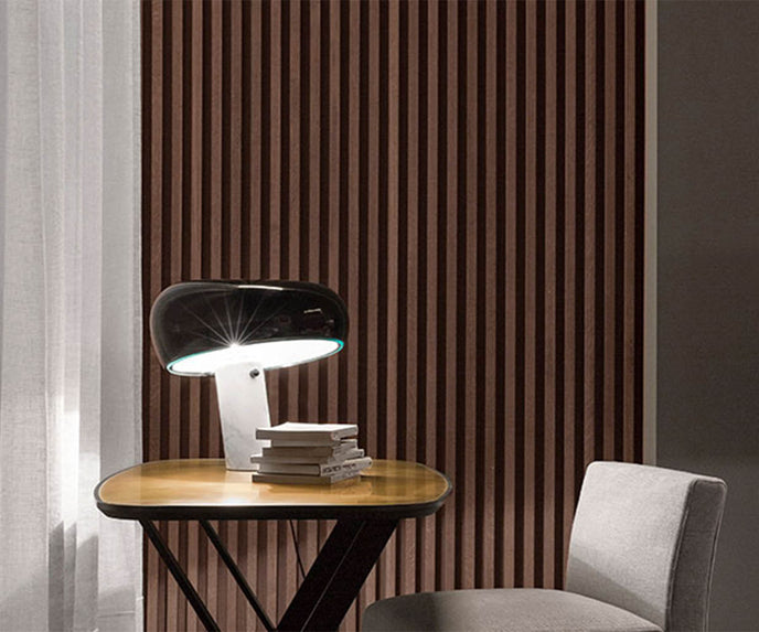 High end Snoopy Black Marble Base Table Lamp by Flos Casa Design