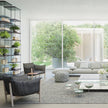 Modern Sospesa Bookshelves by Paola Lenti Shelving with Adjustable Wood Shelves Casa Design Group