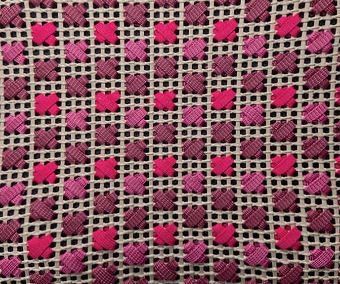 Comfortable Spezie Outdoor Pouf by Paola Lenti with Kimia Fabric Embroidery Casa Design Group