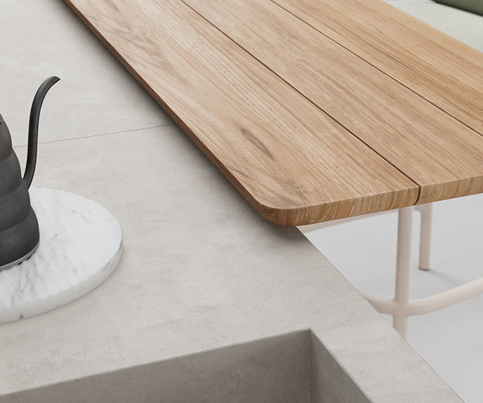 High end Outdoor Base Kitchen Double Configuration by Kettal Casa Design
