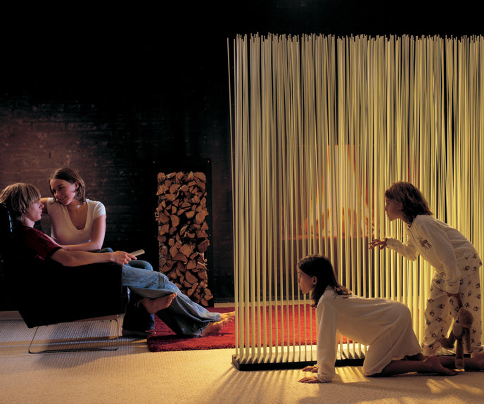 Sticks Wide Curved Base With LED Space Divider | Extremis
