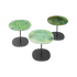 Modern Strap Outdoor Side Table by Paola Lenti with Unique Enamelled Copper Top Casa Design Group