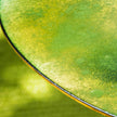 Modern Strap Outdoor Side Table by Paola Lenti with Unique Enamelled Copper Top Casa Design Group