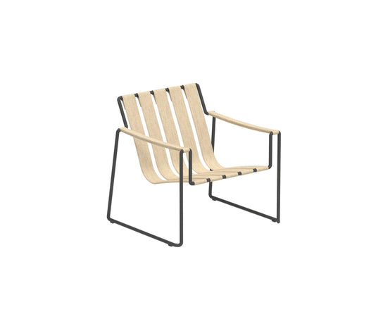 Strappy Lounge Chair Royal Botania