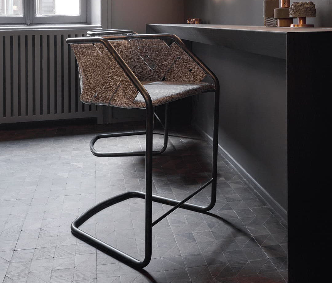 High End Strip Bar Stool by Henge Casa Design Group