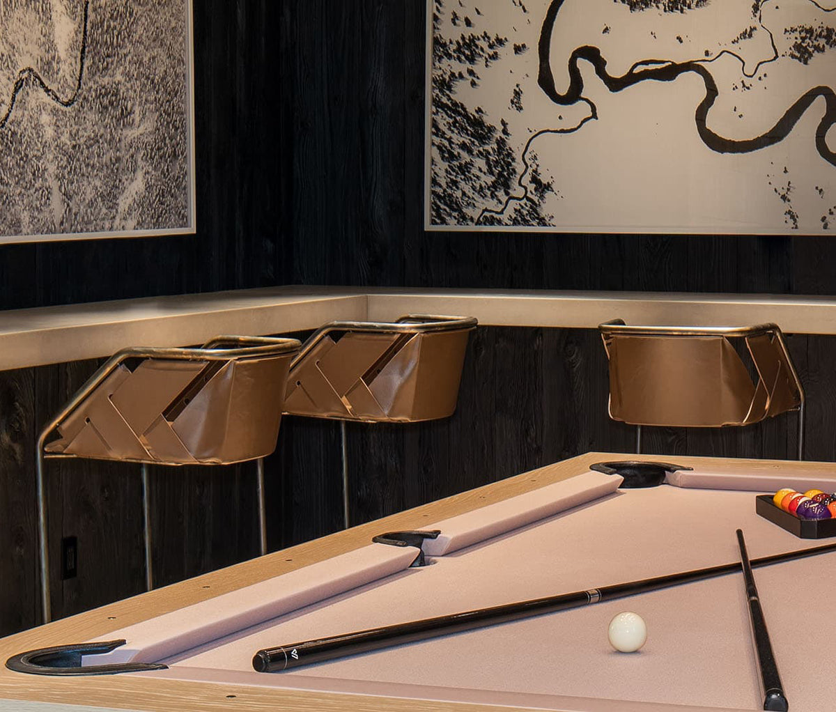 High End Strip Bar Stool by Henge Casa Design Group