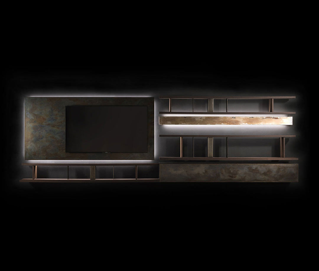 High End Style Set Bookshelves by Henge  Casa Design Group