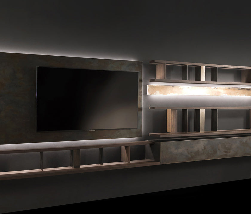 High End Style Set Bookshelves by Henge  Casa Design Group