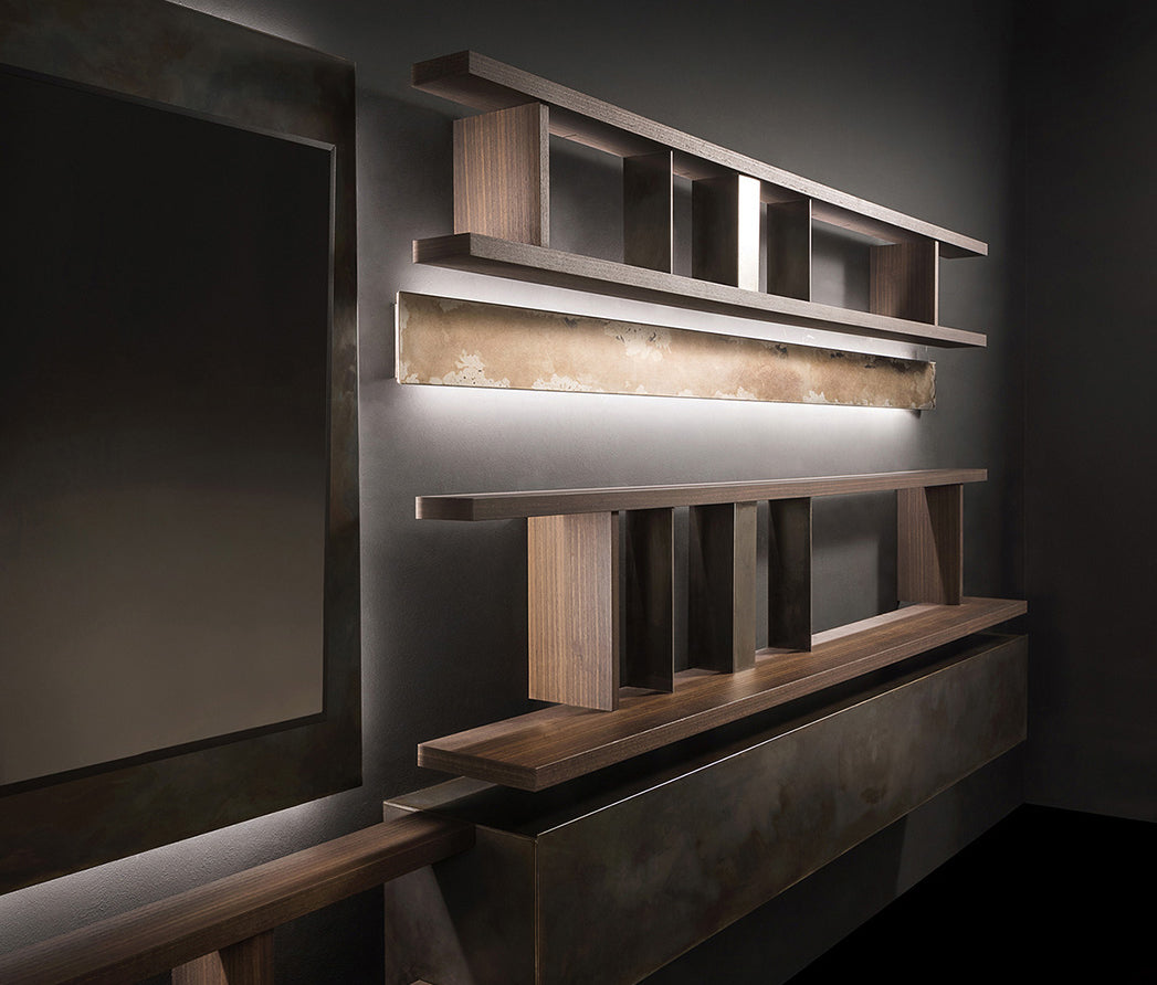 High End Style Set Bookshelves by Henge  Casa Design Group