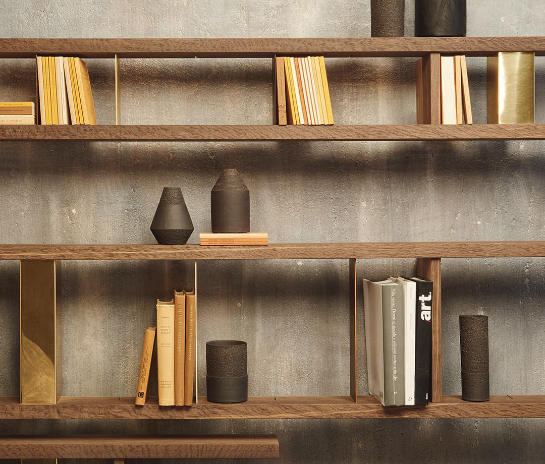 High End Style Set Bookshelves by Henge  Casa Design Group