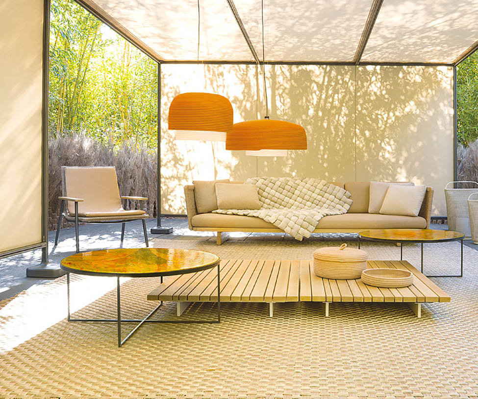 Sunset Wooden Outdoor Coffee Table by Paola Lenti Casa Design Group