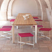 Elegant Sunset Outdoor Dining Table by Paola Lenti Casa Design Group