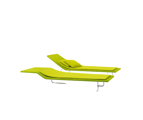 Luxury Surf Outdoor Sun Bed by Paola Lenti Featuring Adjustable Backrest Casa Design Group