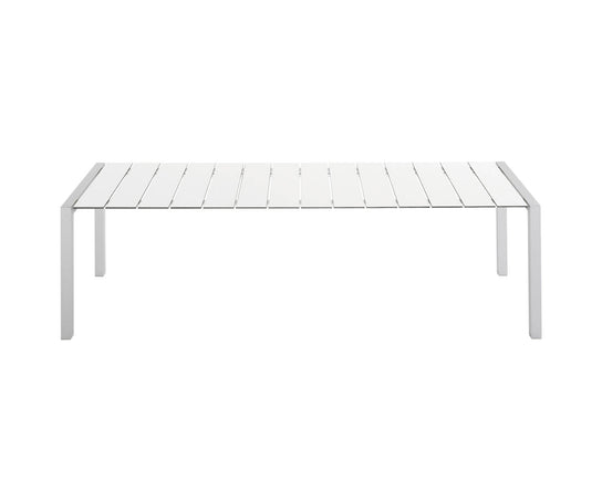 High end Sushi Slatted Outdoor Dining Table by Kristalia Casa Design