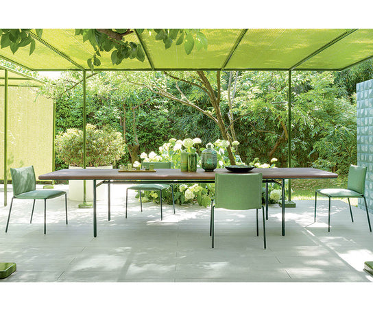 Contemporary Suzanne Outdoor Dining Table by Paola Lenti Designed for Modern Dining Spaces Casa Design Group